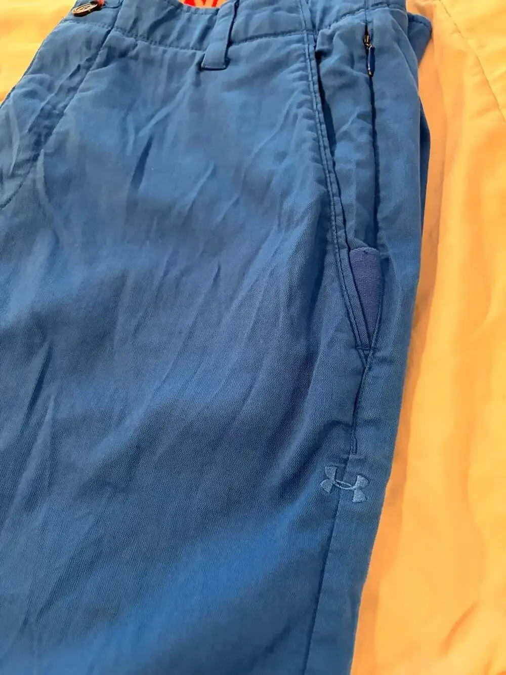 Under Armour Men's Performance Athletic Blue Chino Pants Size 34x34